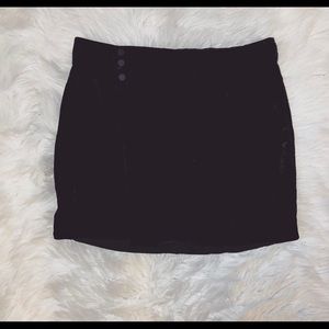 BCBG Velour Mini Skirt